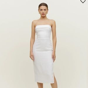 Reformation Marcella Linen Dress Size 4 NWT